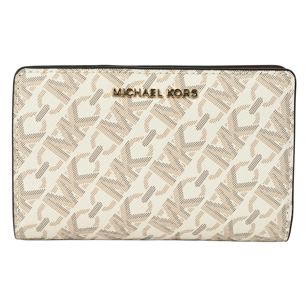 Michael Kors 32R4G8ED6B 099 Women's Bifold Wallet VANILLA/LUGG