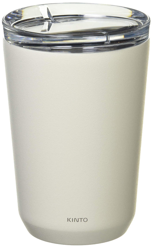Kinto 20271 To-Go Tumbler, 12.2 fl oz (360 ml), White