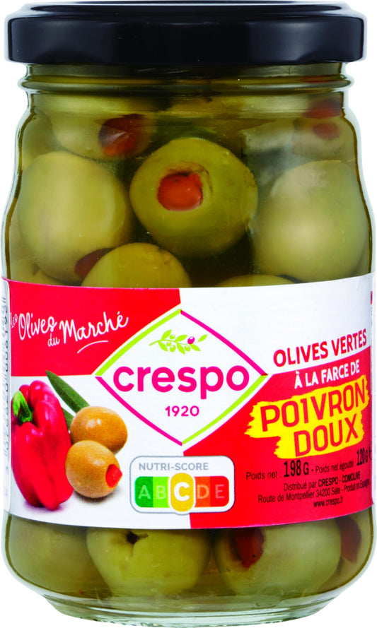 Crespo stuffed olive pimento 120g
