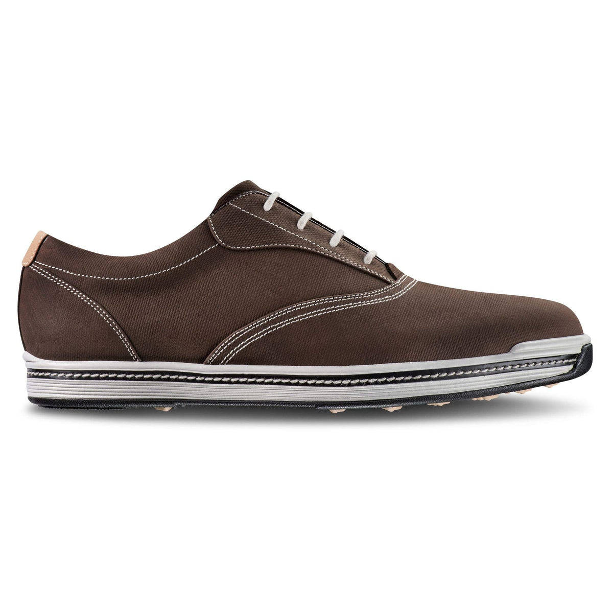 Men's FootJoy Men's Contour Casual-Previous Season Style Golf Shoes Brown 8 M Athletic Shoe, Dark Brown, 8 M US