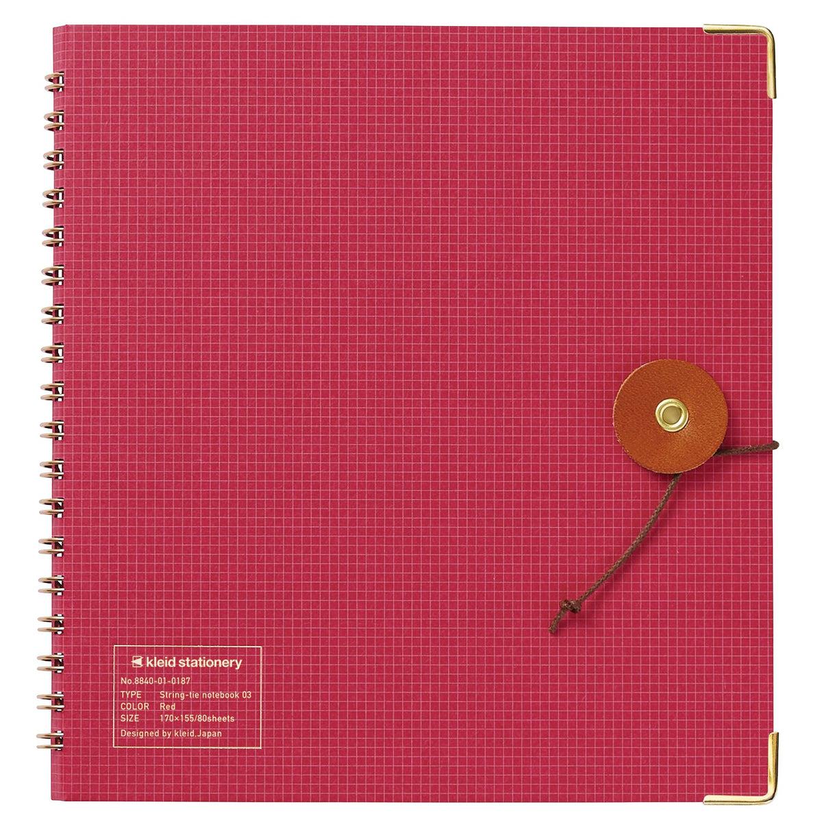 kleid 8840-01 String Tie Note 03 Square 2mm Square Red