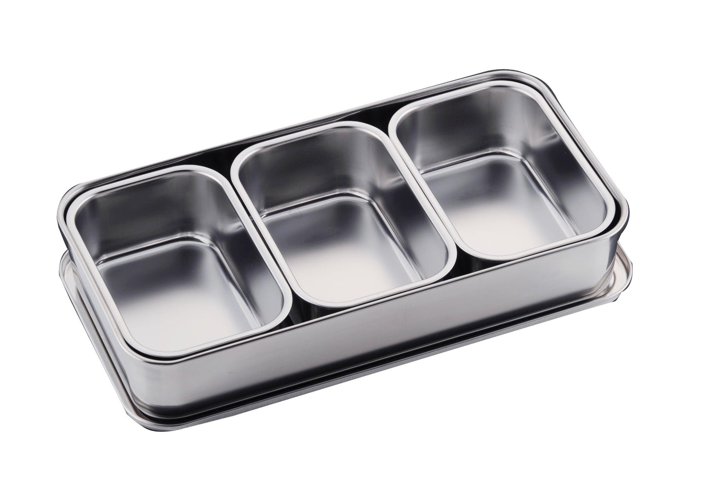 大屋金属(Ooya Kinzoku) Clover 18-8 Press Large Yakumi Pack of 3