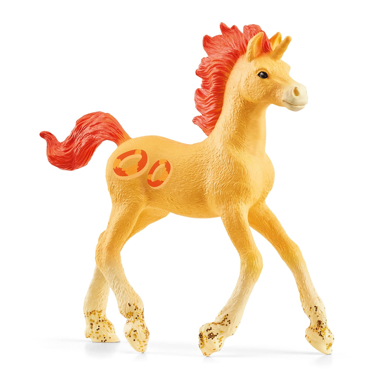 Schleich Bayala - Collectible Unicorn Peach Rings Set - Kids 5+ | 70730