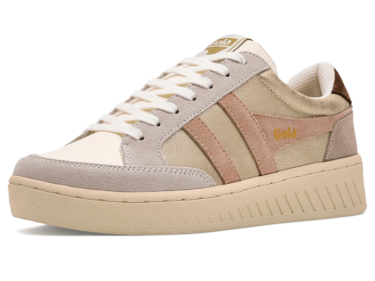 Gola, Women's, Superslam Blaze, Gold/Cameo/Dark Brown, 7.5, Medium