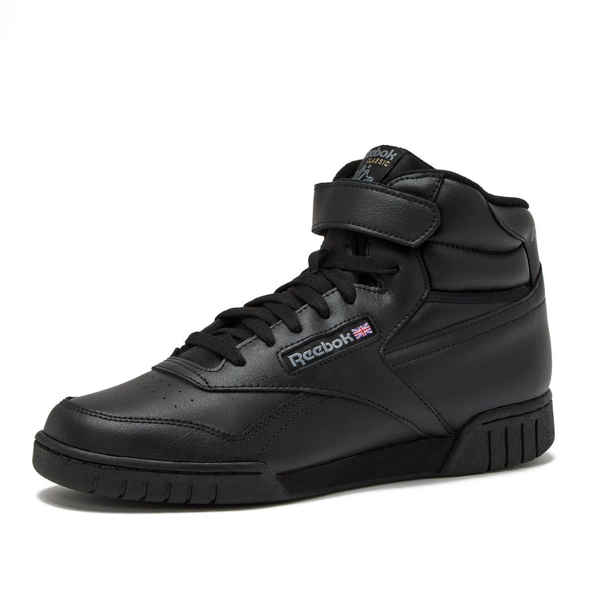 EX-O-FIT HI High Top Basketball Shoes for Men, Retro Men's Sneakers - Black, 5 Medium