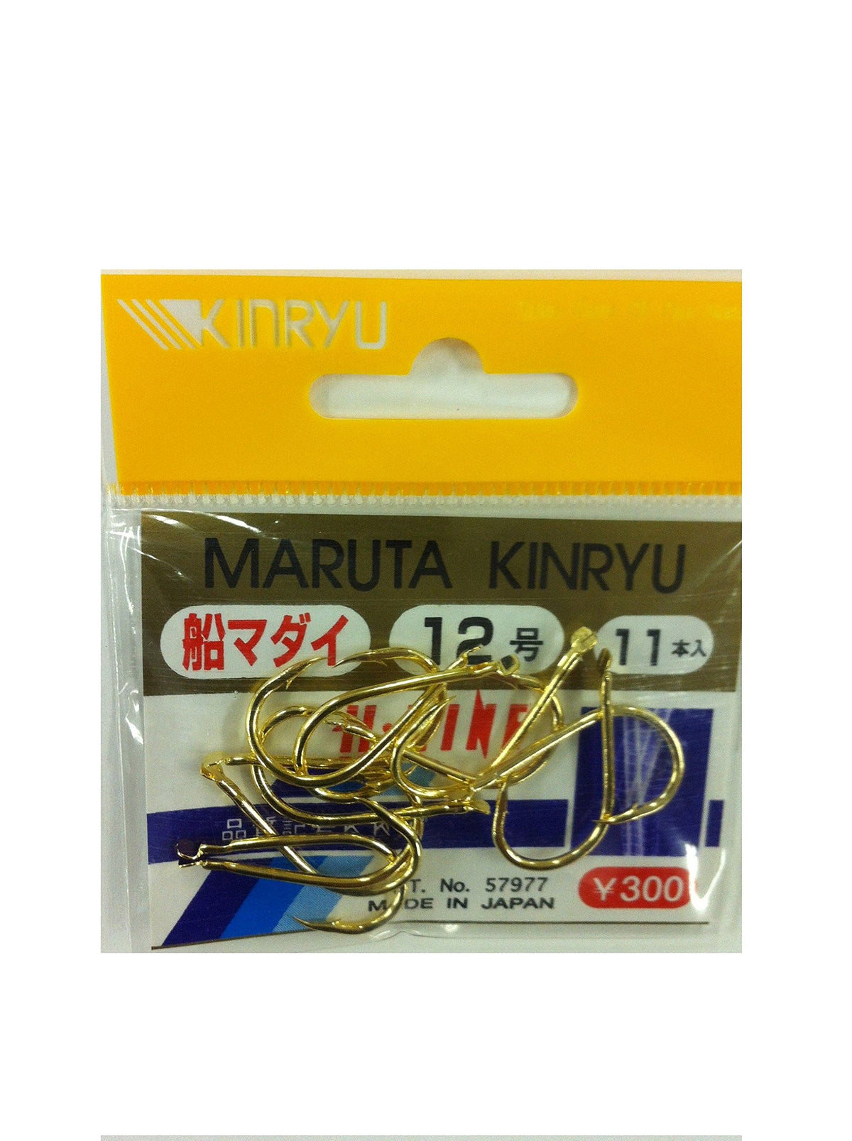 Gold Dragon H-Line Ship Madai Hook Gold No. 12 Fishing Hook