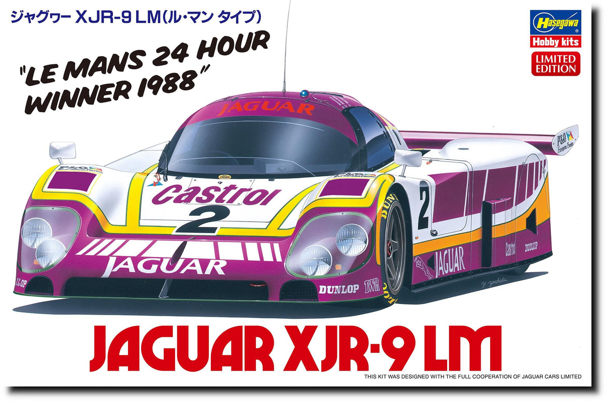 Hasegawa 1/24 JAGUAR XJR-9 LM Le Mans 24 Hour 1988 Winner 20654