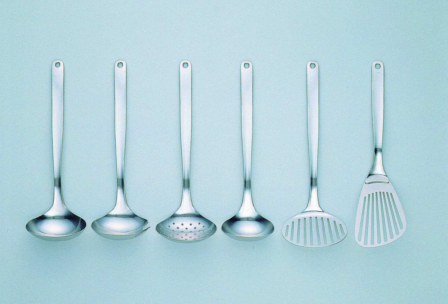 Sori Yanagi Kitchen Tool Designed Simple and Easy to Use, Tsubamesanjo Stainless Steel, Butterbeater, Turner, Skimmer, Fork Ladle, Large, Ladle M, Dishwasher Safe, 18-8 Stainless Steel