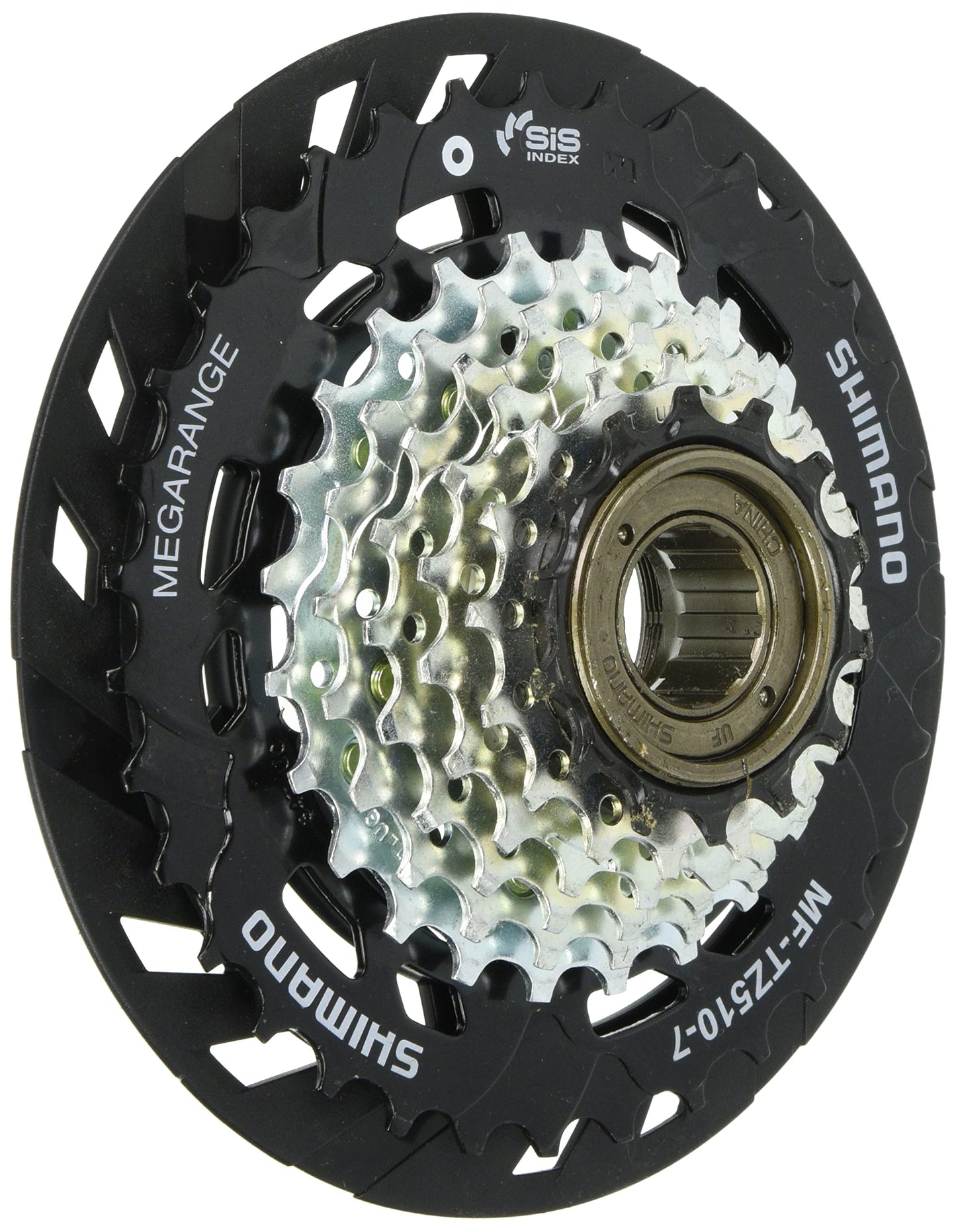 SHIMANO Unisex - Adult MF-TZ510 Screw Ring, Brown, Black, 7 Speed