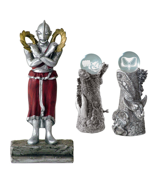 Ultra Junijin Shou - Gaiden ( Silver version ) Return of Ultraman and Ultra Mandala tower set