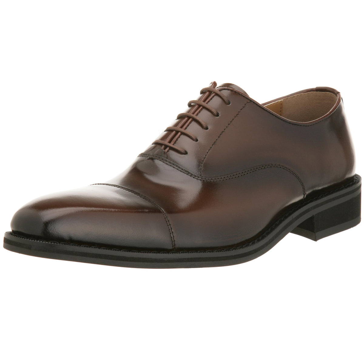 Front Page Front Page Straight Tip Business Shoes, Braun, 25.5 cm 3E