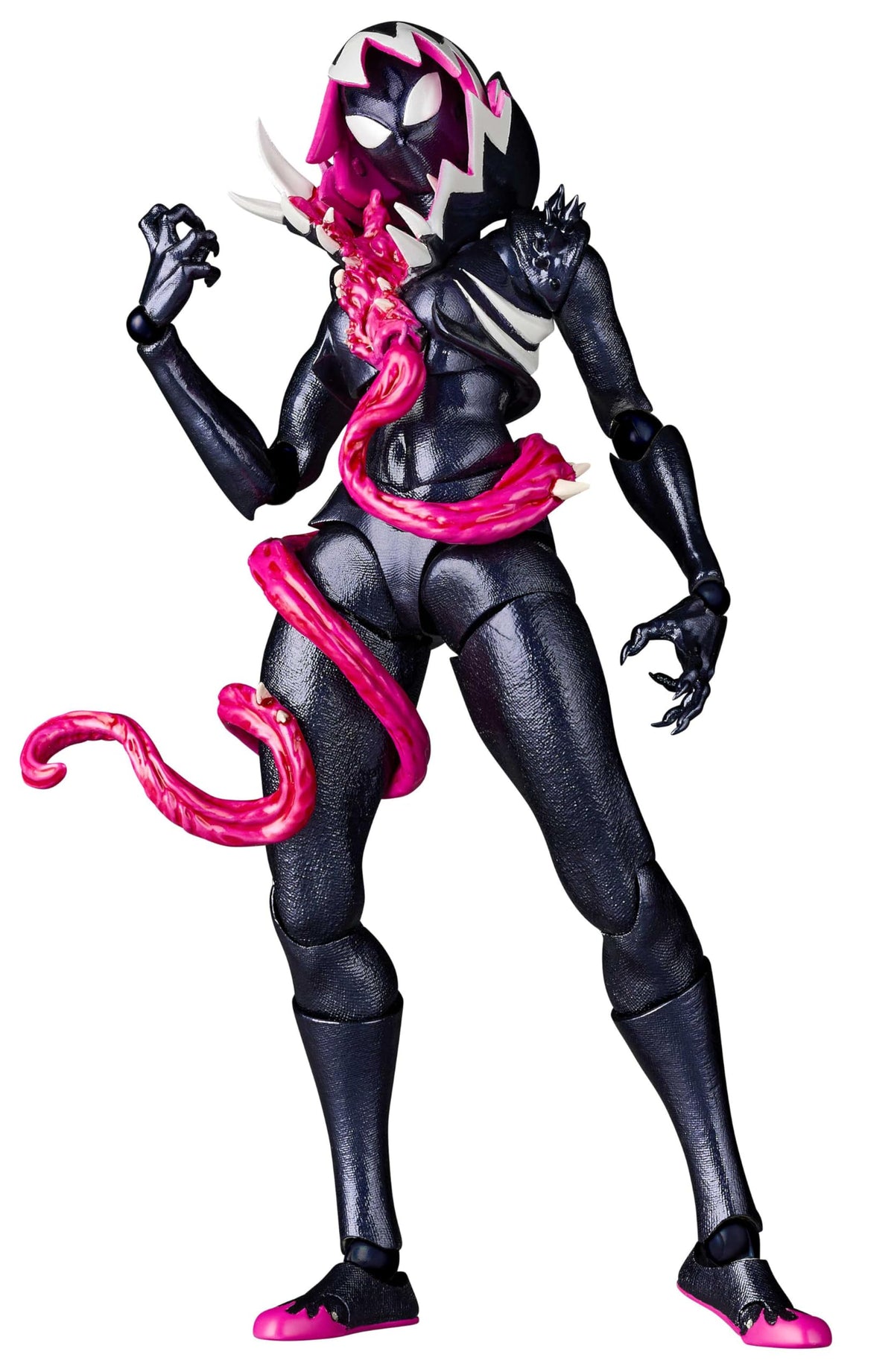 Kaiyodo Revoltech NR071 Amazing Yamaguchi Gwenom Total Height Approx. 5.9 inches (150 mm), Non-Scale, PVC, ABS, POM, Pre-Painted Action Figure