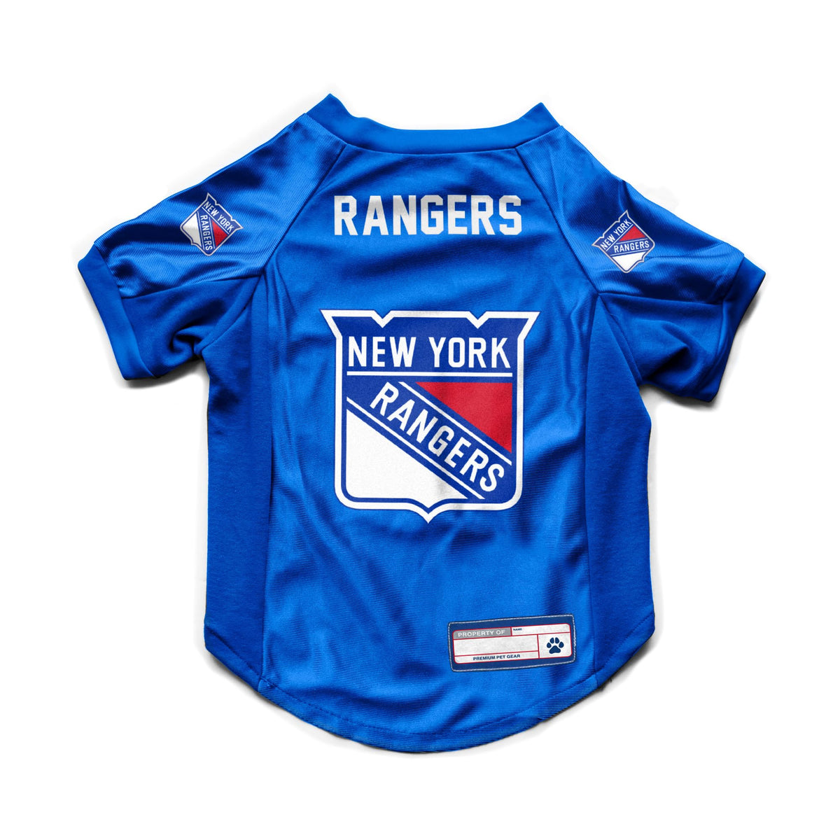 Littlearth NHL New York Rangers Stretch Pet Jersey, Team Color, Medium