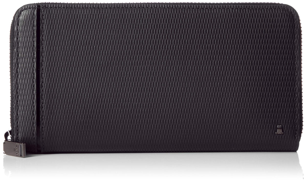 Lanvin Collection JLMW9HT2 LEATHER CONBINATION Long Wallet with Round Zipper, Gray