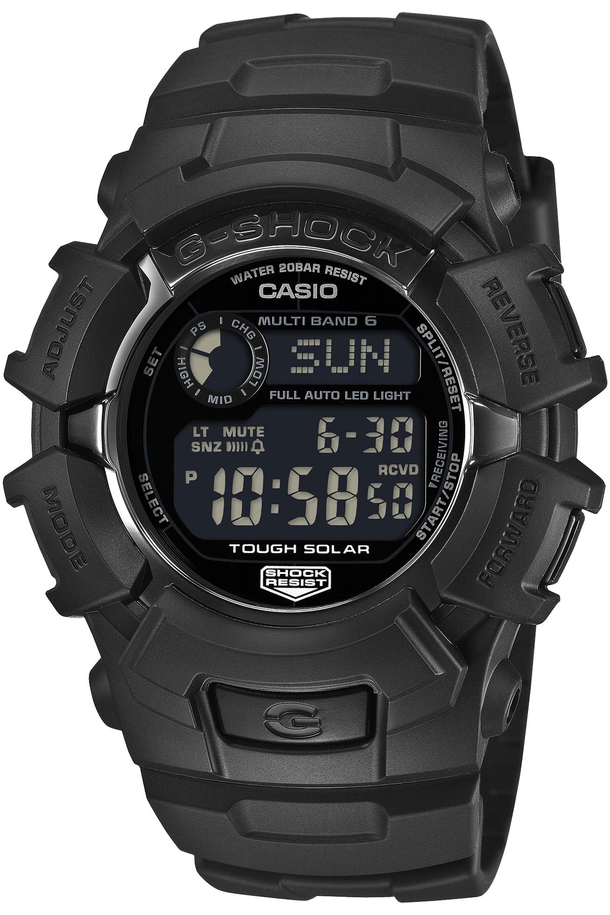 Casio GW-2310 G-Shock Wristwatch, (New) Black (High Brightness LED Backlight), sports