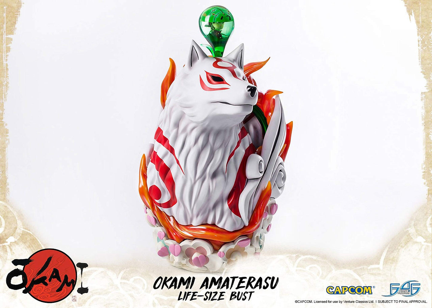 First 4 Figures Okami Bust 1/1 Amaterasu 67 cm Busti Lifesize