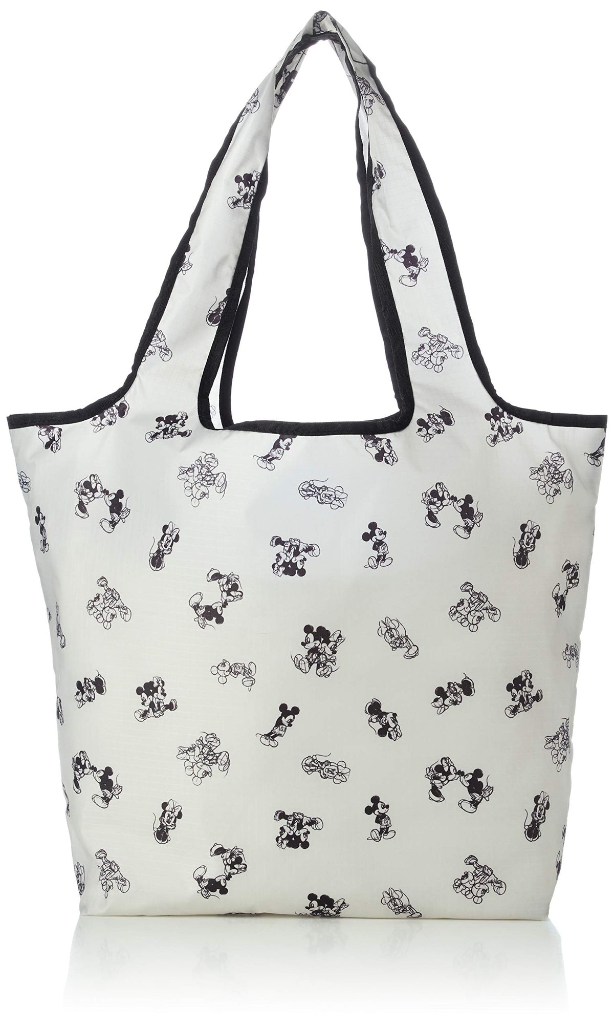 Sifle ECO0408 DN10 Character Folding Eco Bag, Mickey Sketch Beige