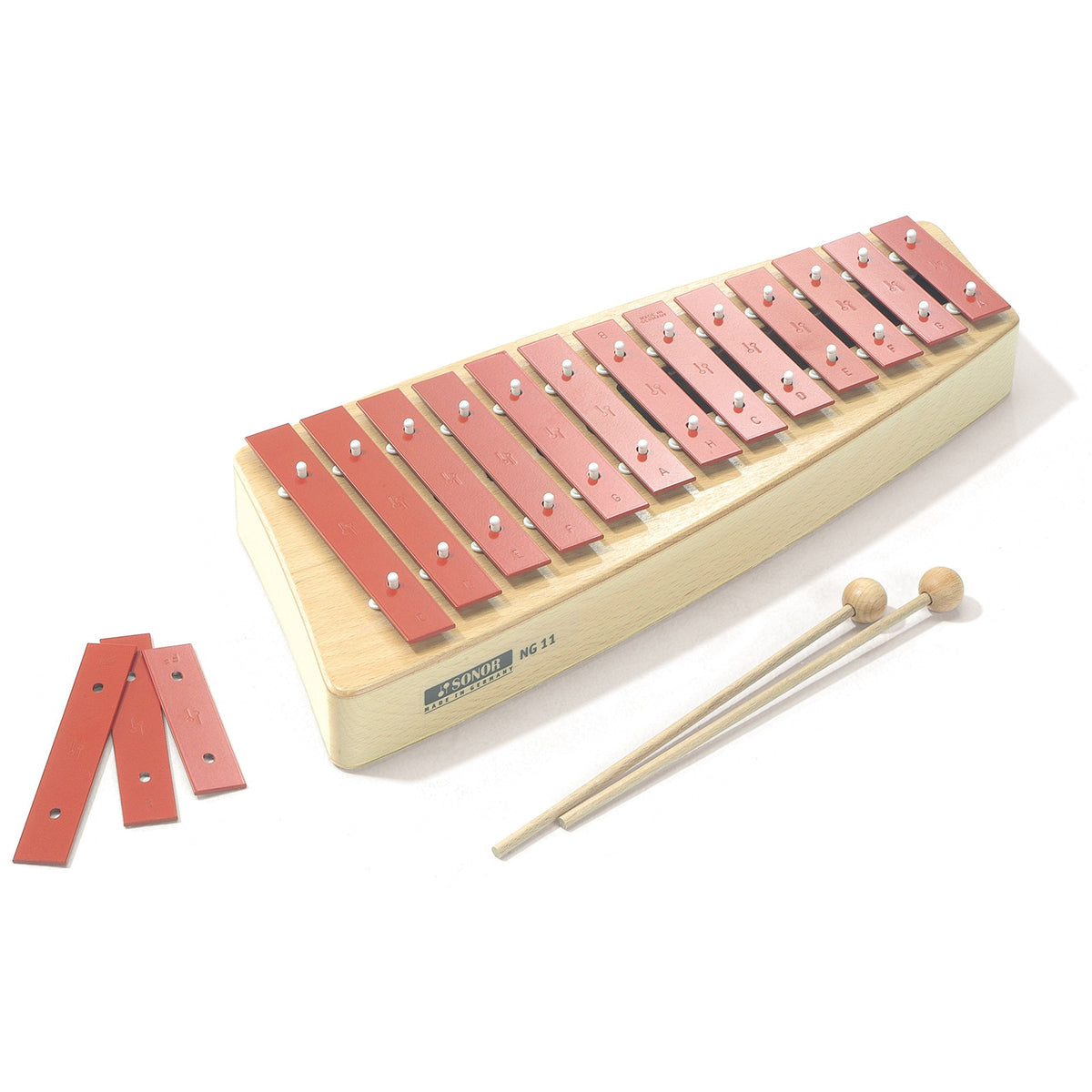 Sonor 28511101 - NG 11 Alto Glockenspiel red
