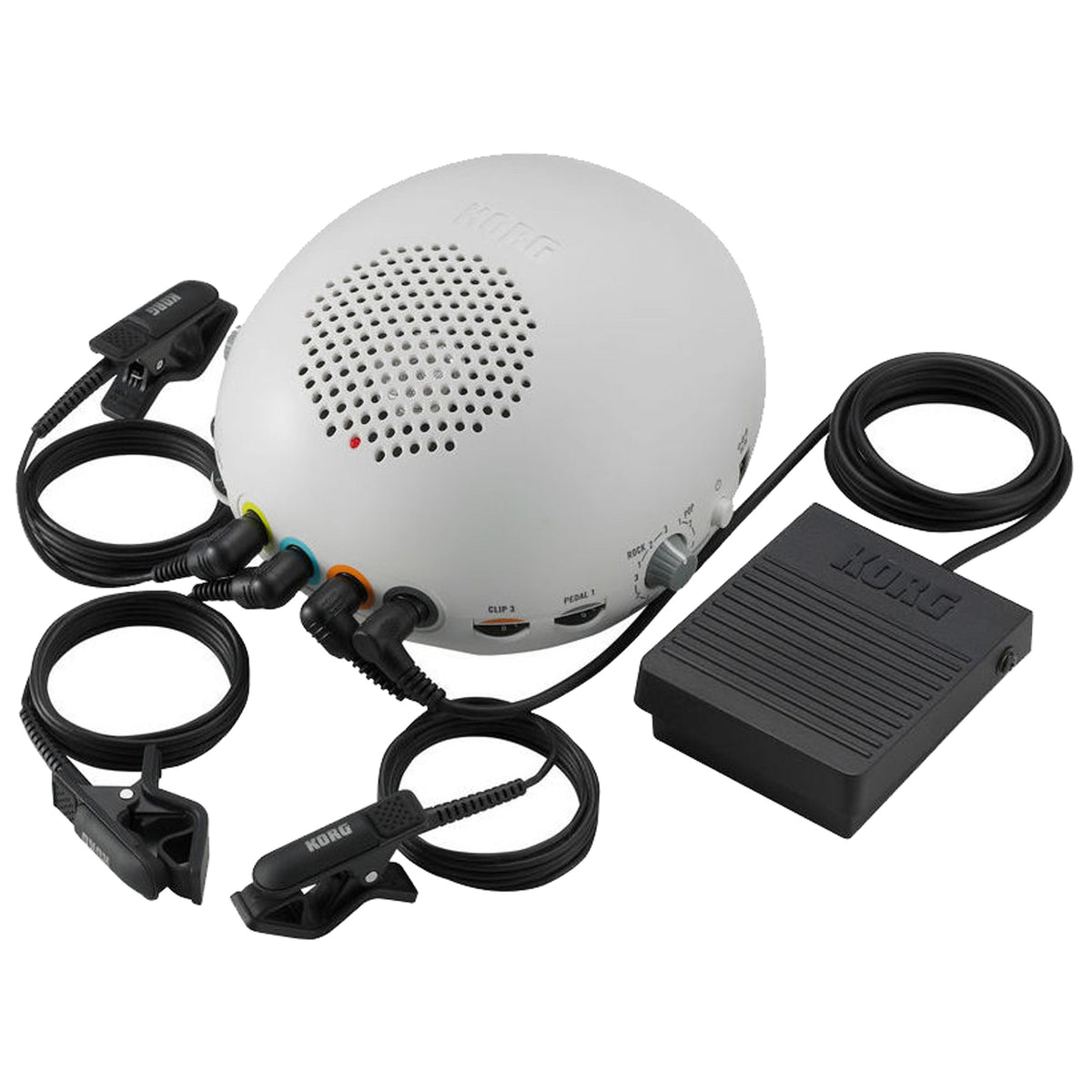 Korg CLIPHIT 1-Piece Drum Set in White