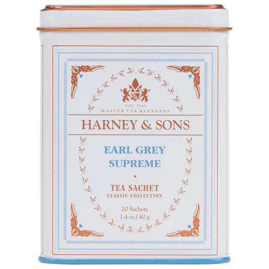 Harney & Sons Earl Grey Supreme, Black Tea, 20 Sachets