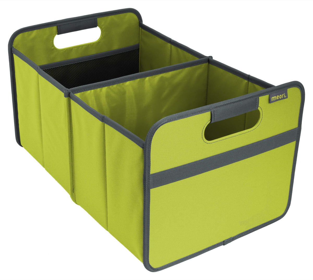 meori A100016 Storage Box, Solid Green, Large, 12.6 x 10.8 x 19.7 inches (32 x 27.5 x 50 cm), Storage Box