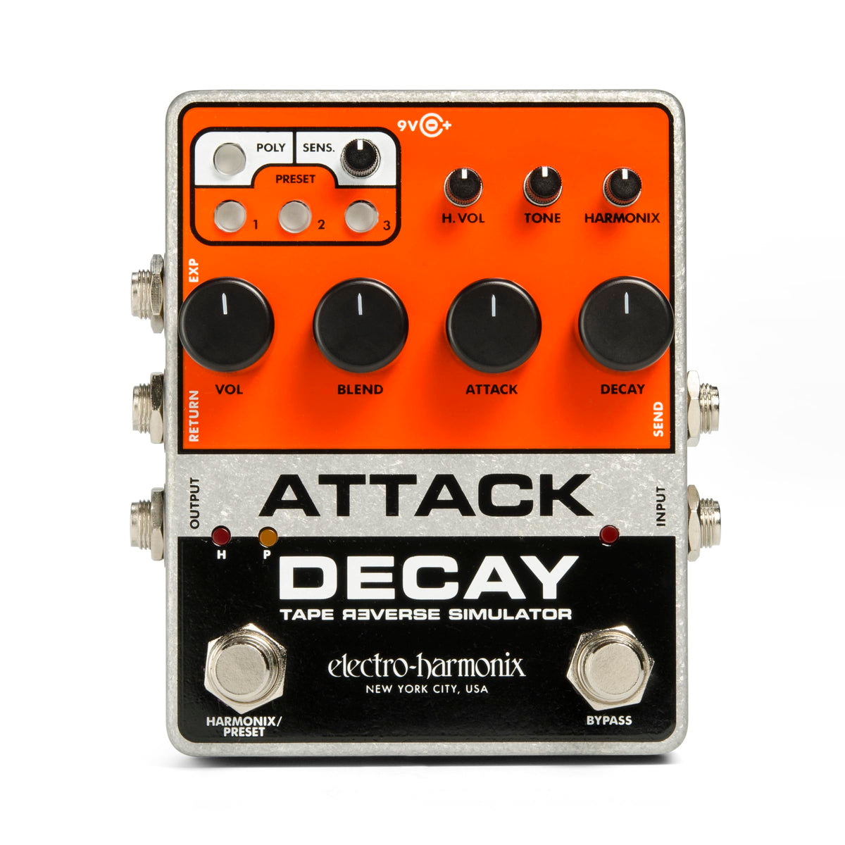 Electro-Harmonix Attack Decay Tape Reverse Simulator Pedal