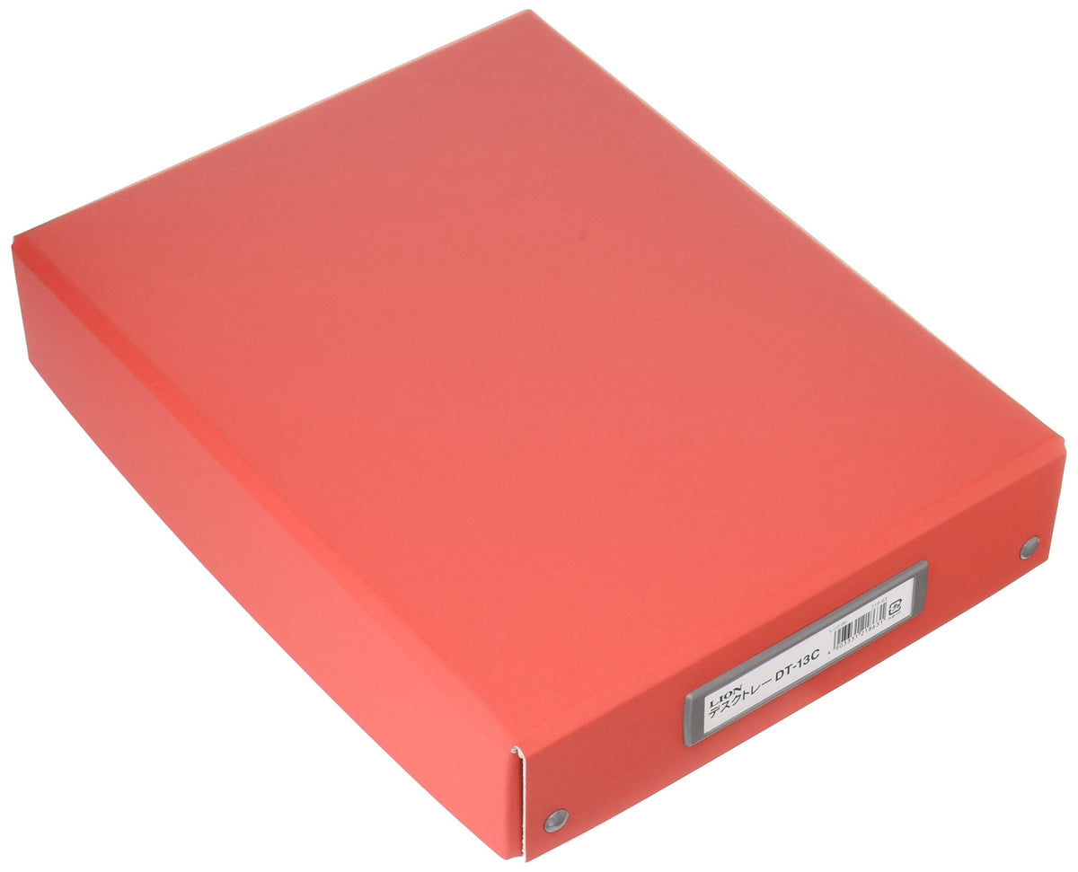 Lion DT-13C-R Desk Tray, A4, Red