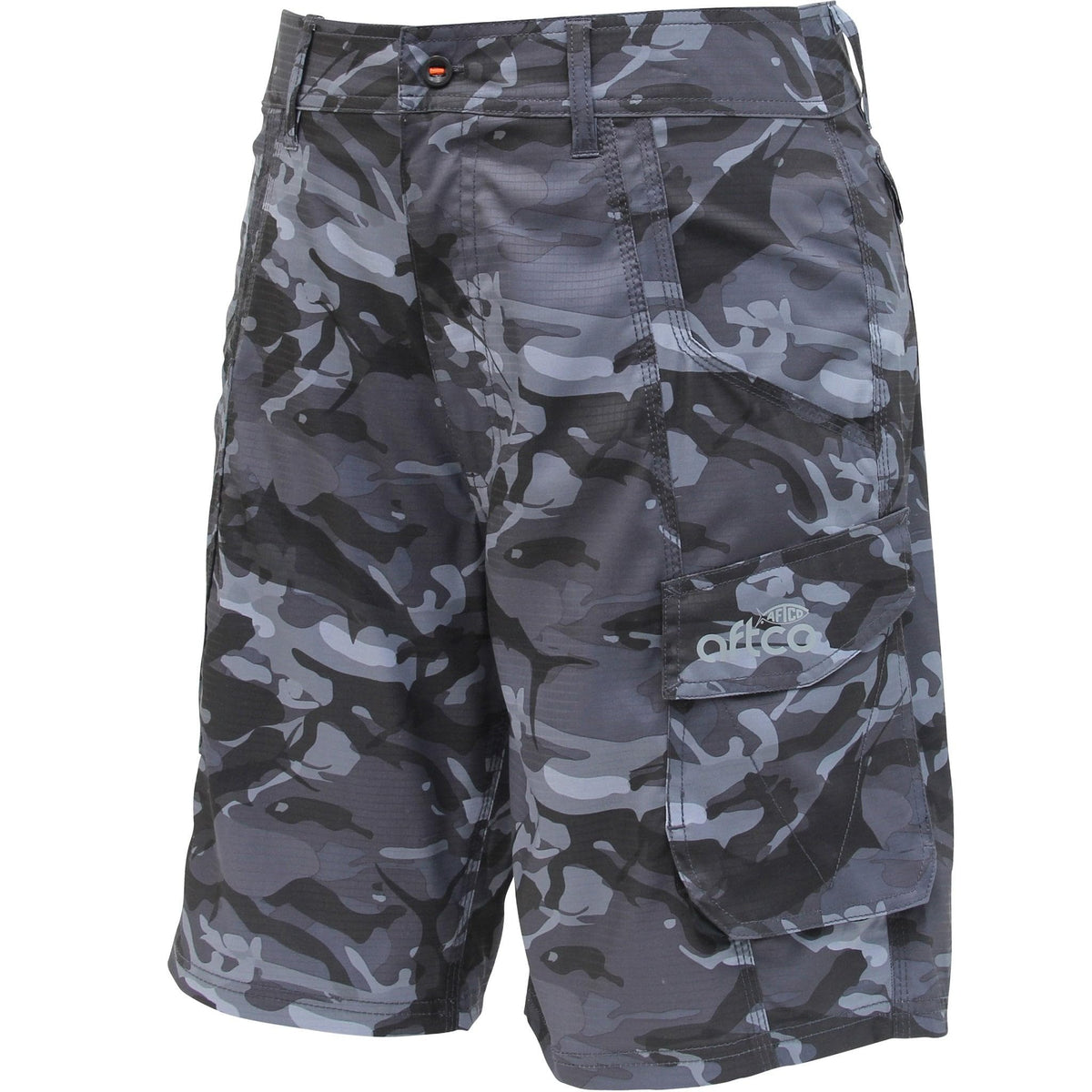 AFTCO Tactical Fishing Shorts Black Camo