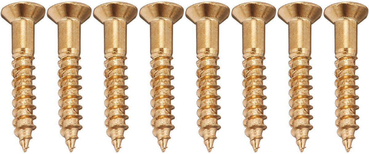 SCUD Escutcheon Screws, Rear, Millimeter, 8P Gold PS09GH