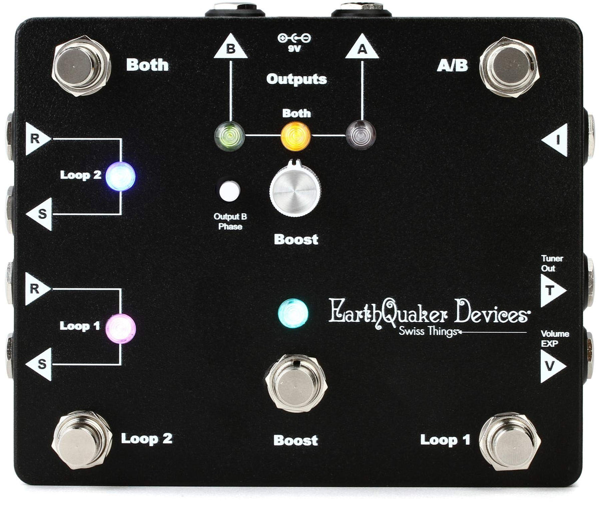 EarthQuaker Devices Swiss Things Guitar Effects Pedalboard Reconciler