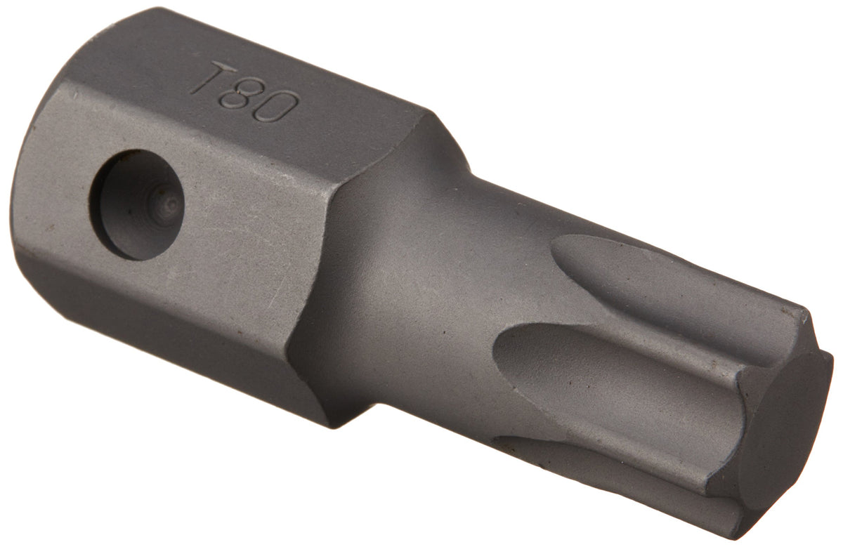 Ko-ken 107.22-T80 22mm Hex Dr. Bit TORX T80 Length 60mm