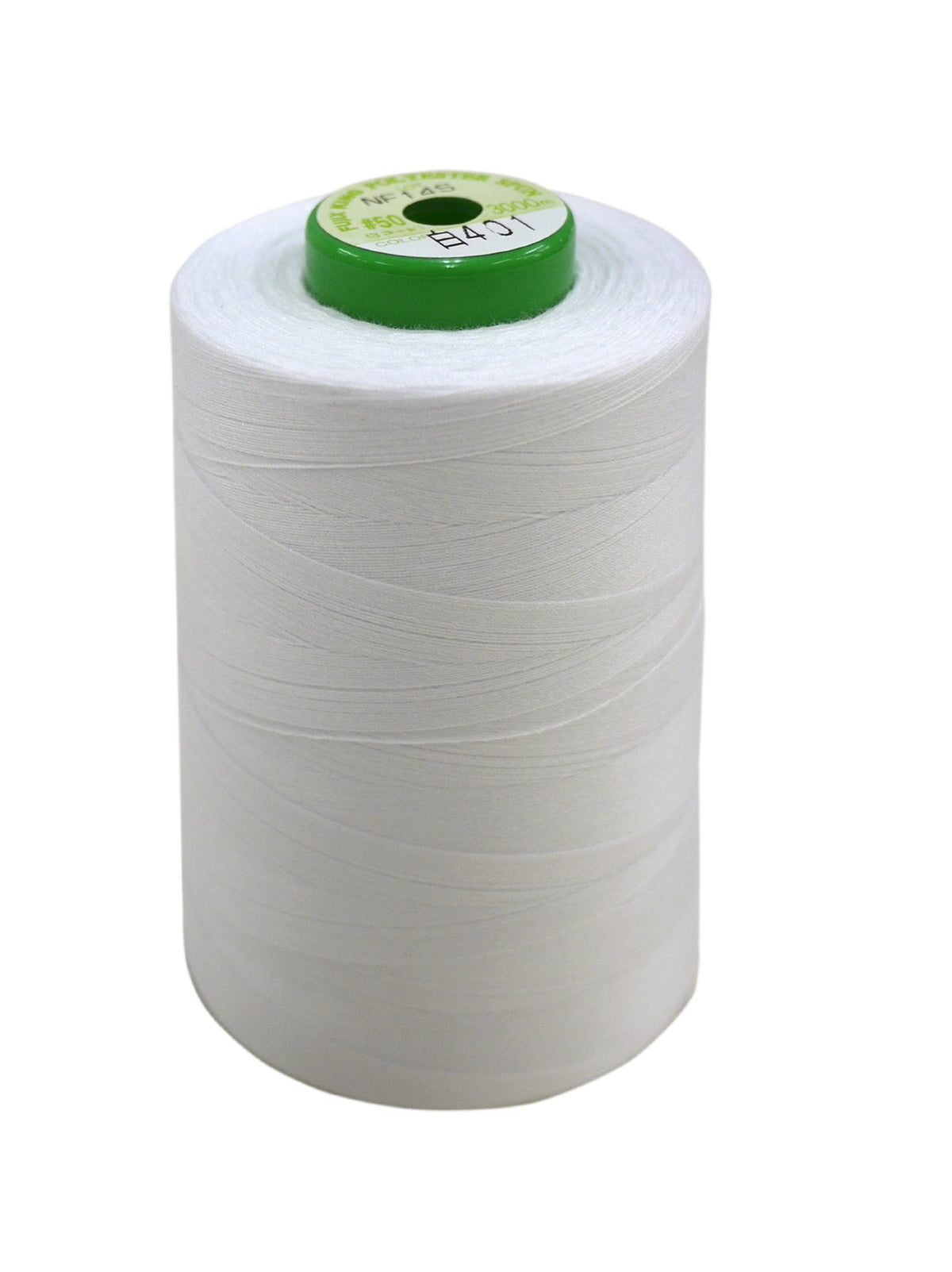 FUJIX Kings bread (polyester sewing thread) No. 50 / 3000m COL.401 white