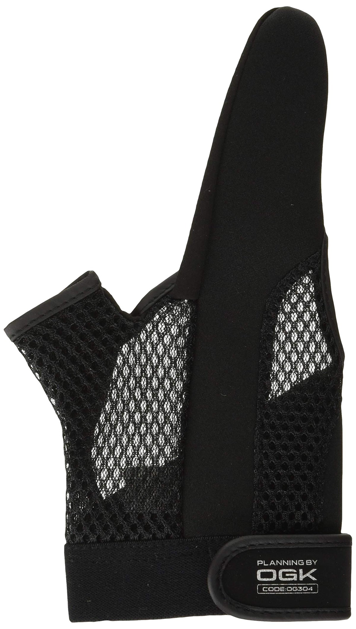 OGK (o-zi-ke-) Gloves daburufinga-ga-do og304kk 2 Finger Black/Black