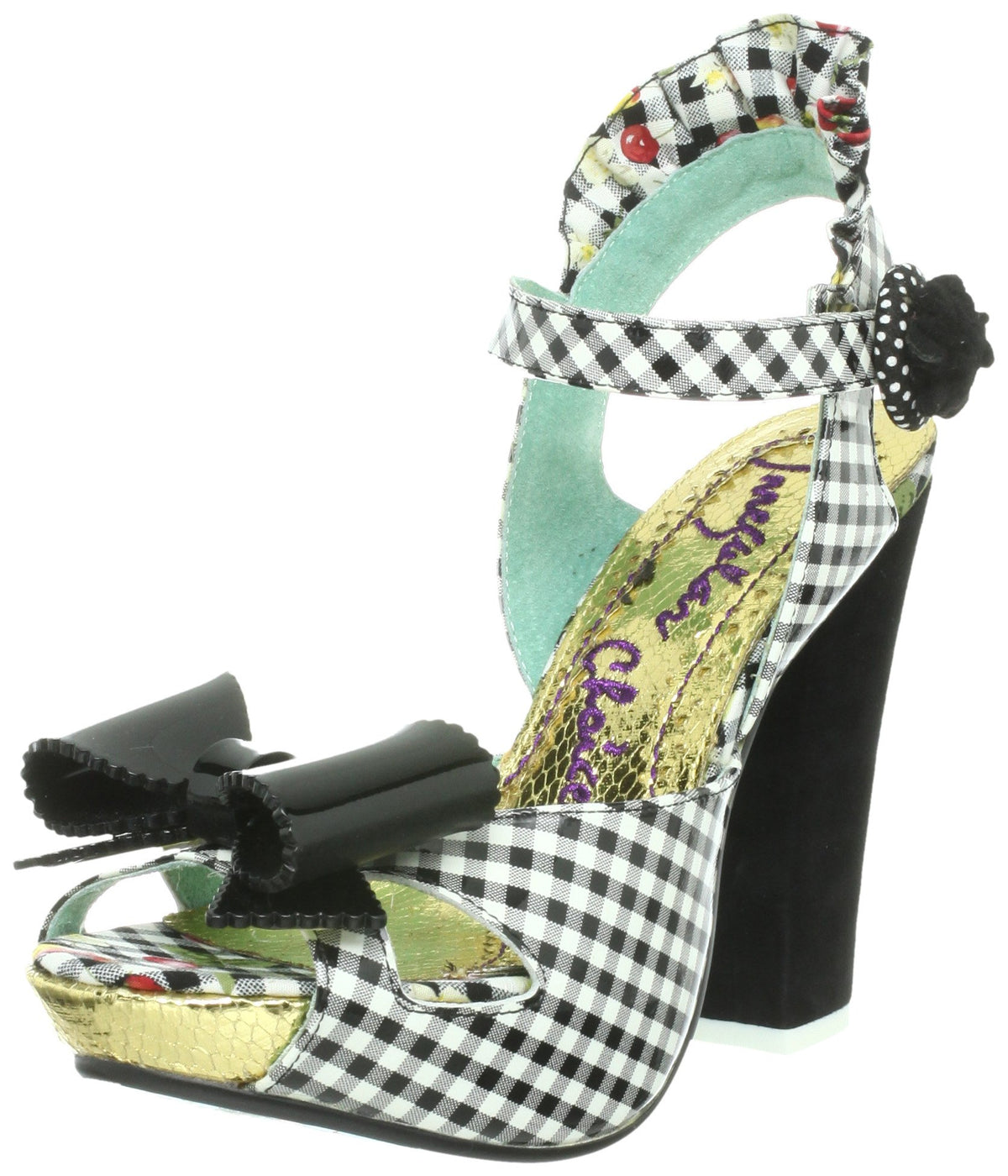 IRREGULAR CHOICE LOVE BUG 4004-02, Black, 22.5 cm