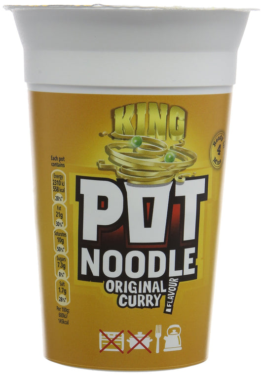Pot Noodle King Original Curry, 114 g