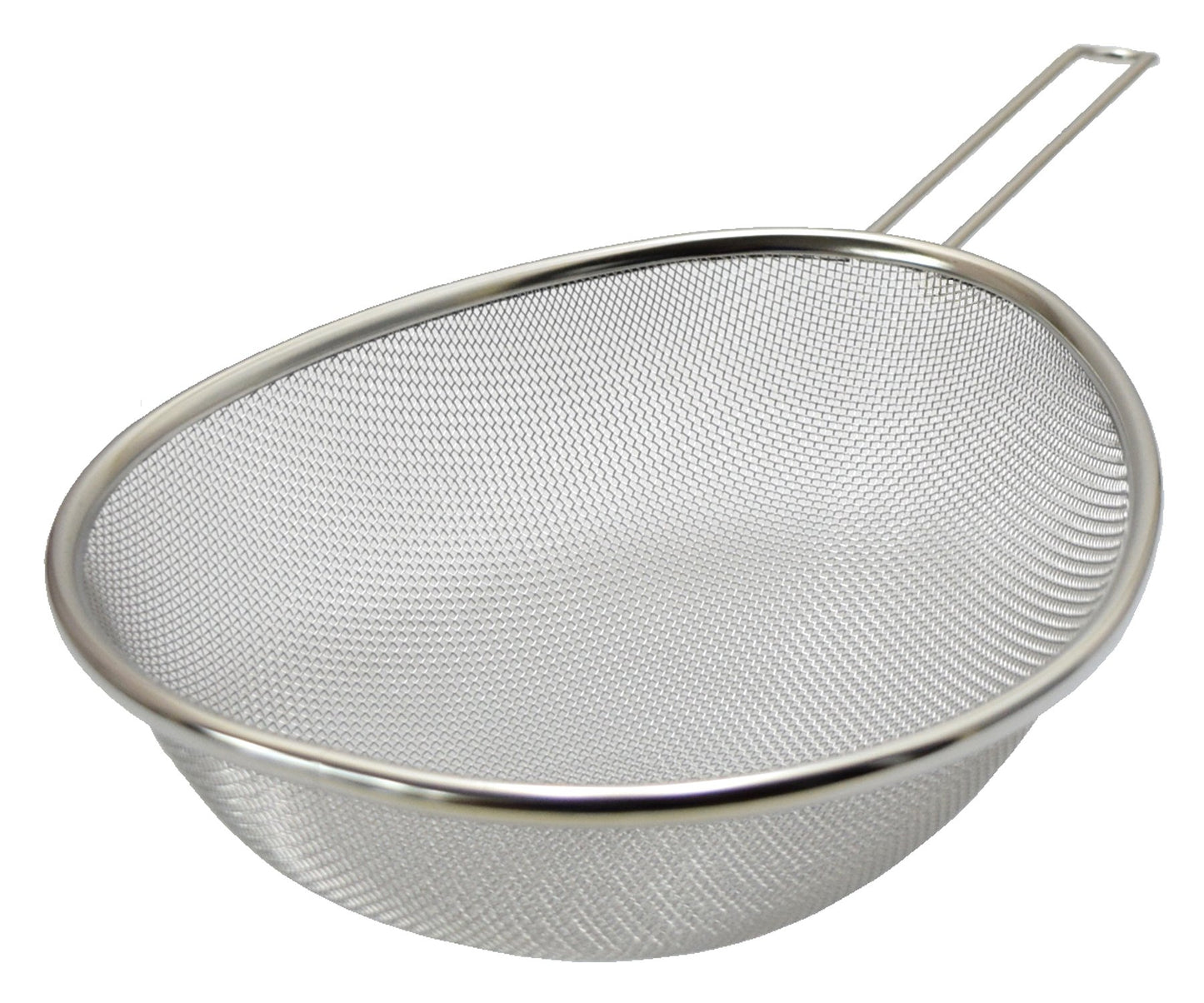 Takagi Stainless Steel Self-Handle Scoop Colander, Large, Made in Japan