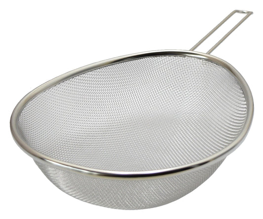 Takagi Stainless Steel Self-Handle Scoop Colander, Large, Made in Japan