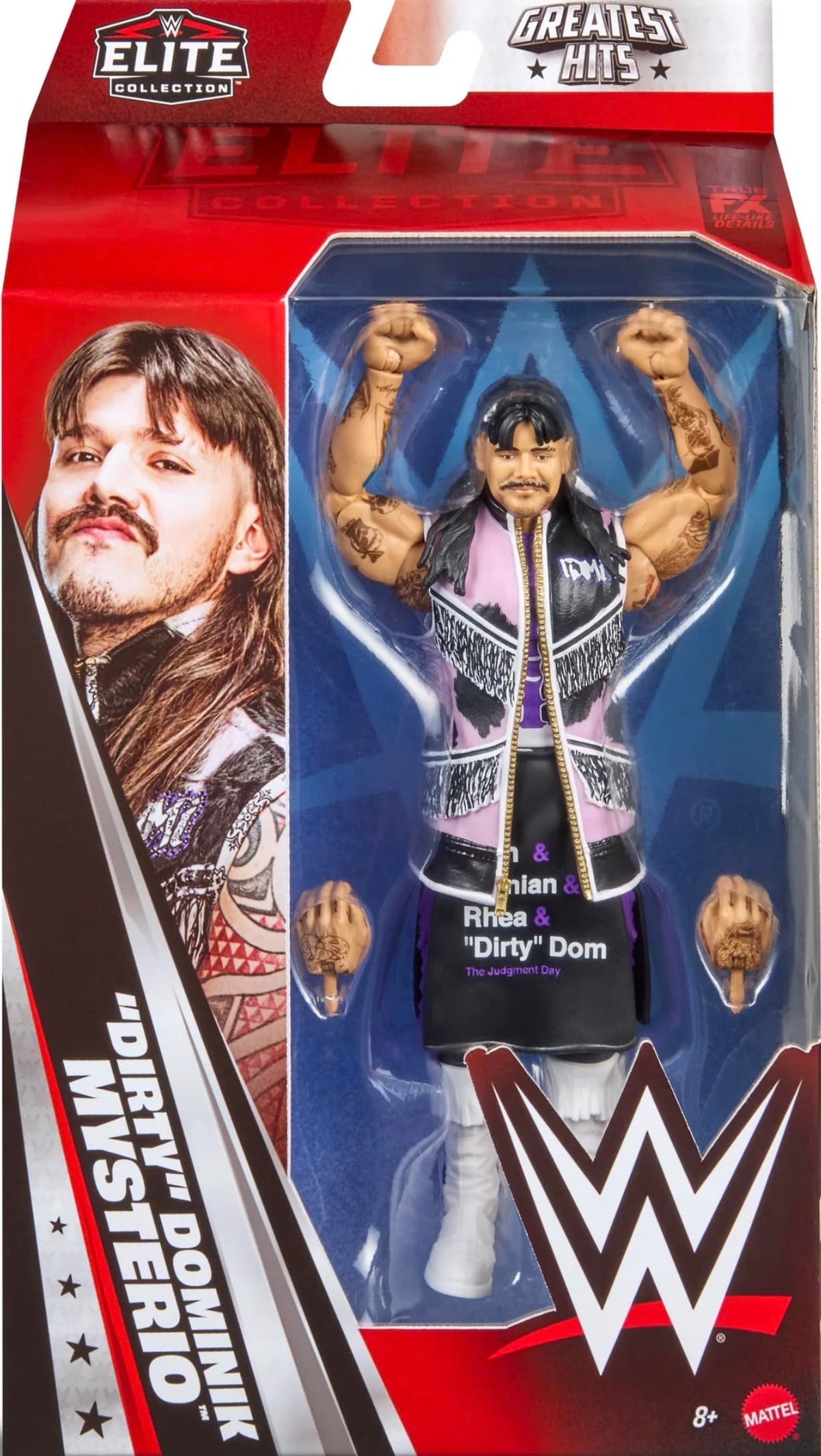 WWE Dirty Dominik Mysterio Mattel Elite Collection Greatest Hits Series 10 Wrestling Action Wrestler Figure Toy