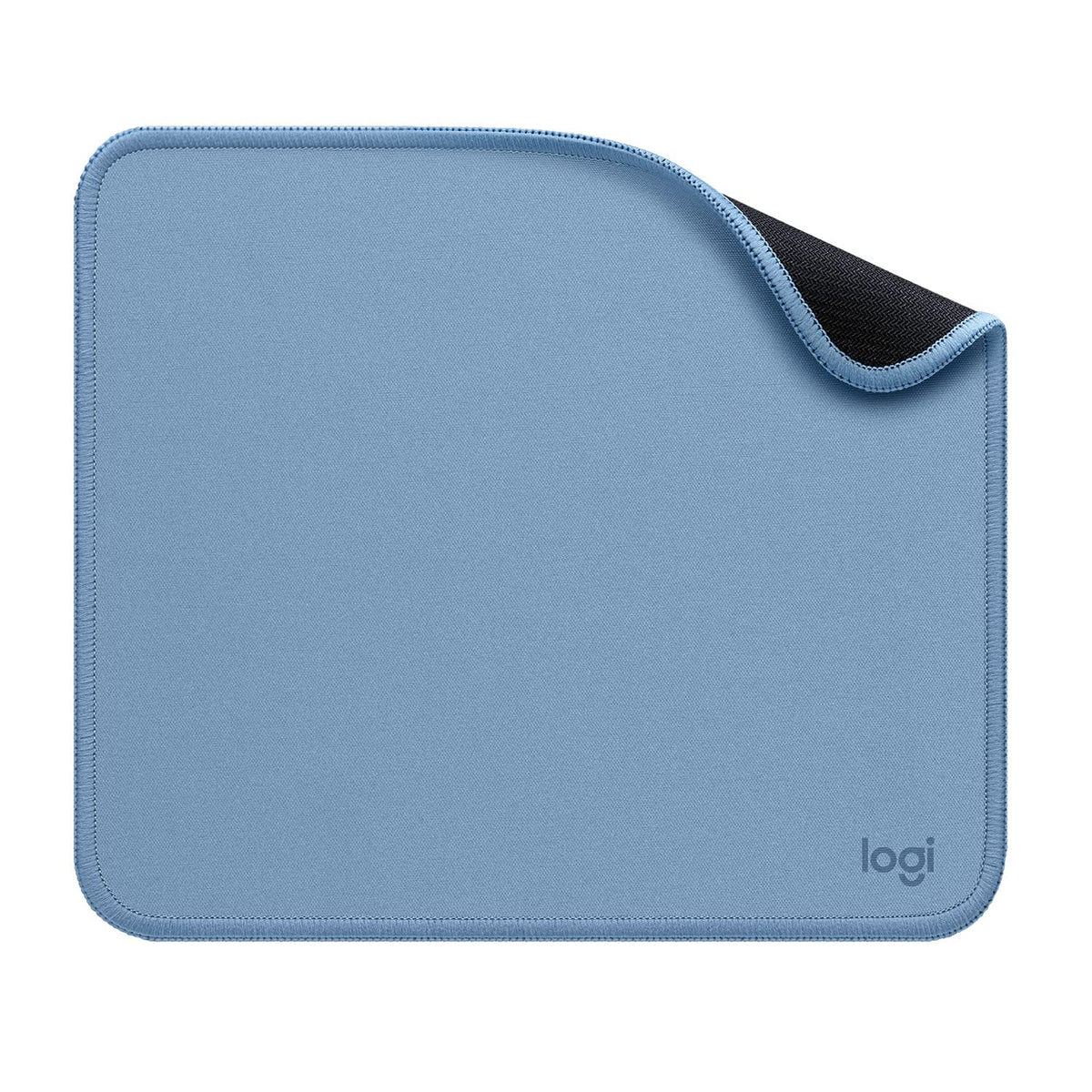 Logitech MP10BL Mouse Pad, Water Repellent, Mouse Pad, Small, Anti-Slip, MP10, Blue Gray