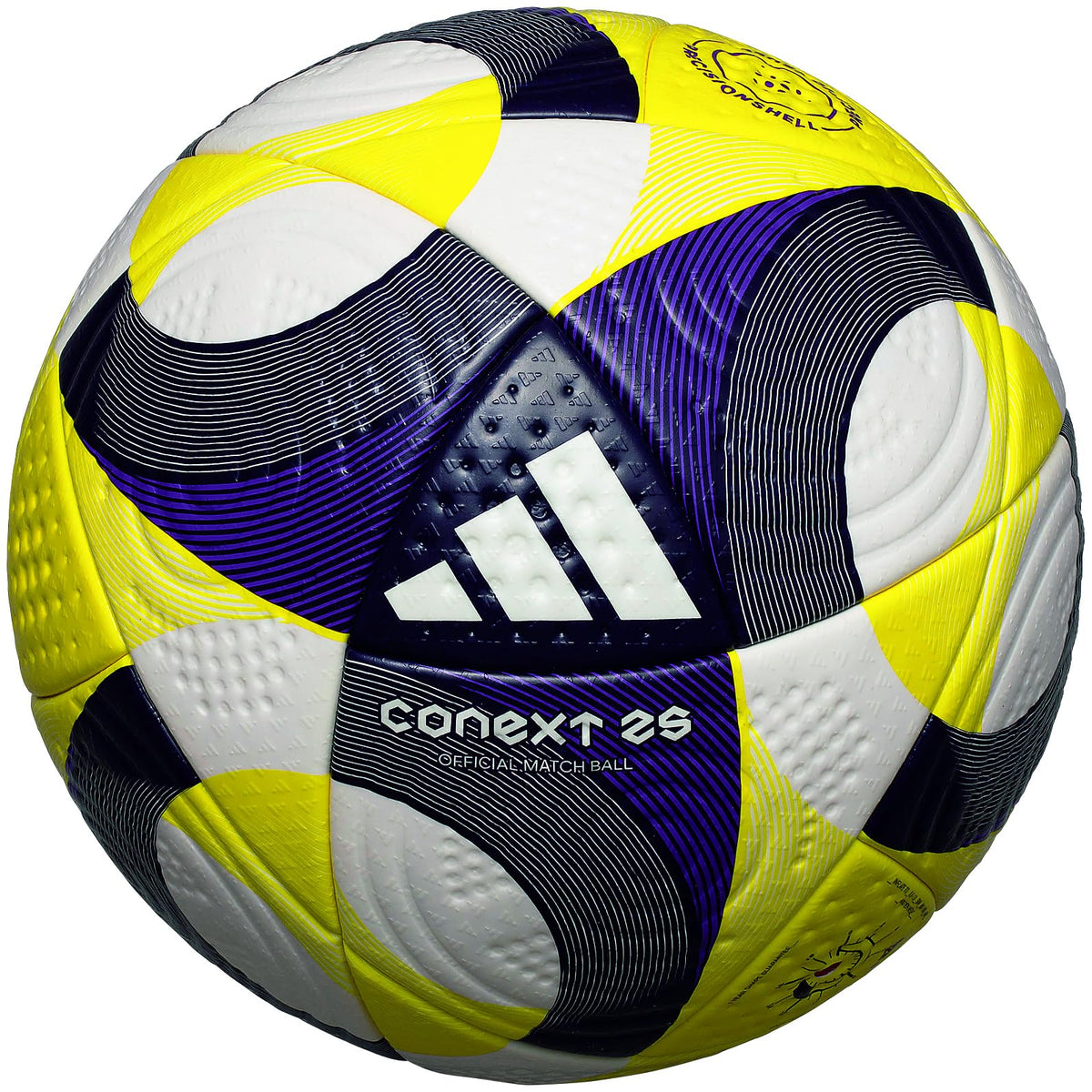Adidas ADF500 Connect 25 Pro No. 5 Soccer Ball, International Certified Ball, Test Ball