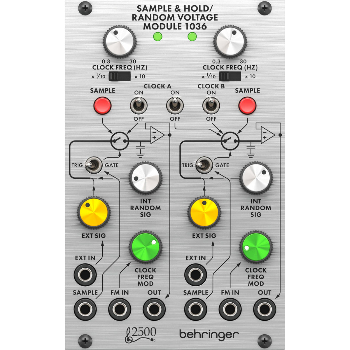 Behringer Eurorack SAMPLE & HOLD/RANDOM VOLTAGE MODULE 1036