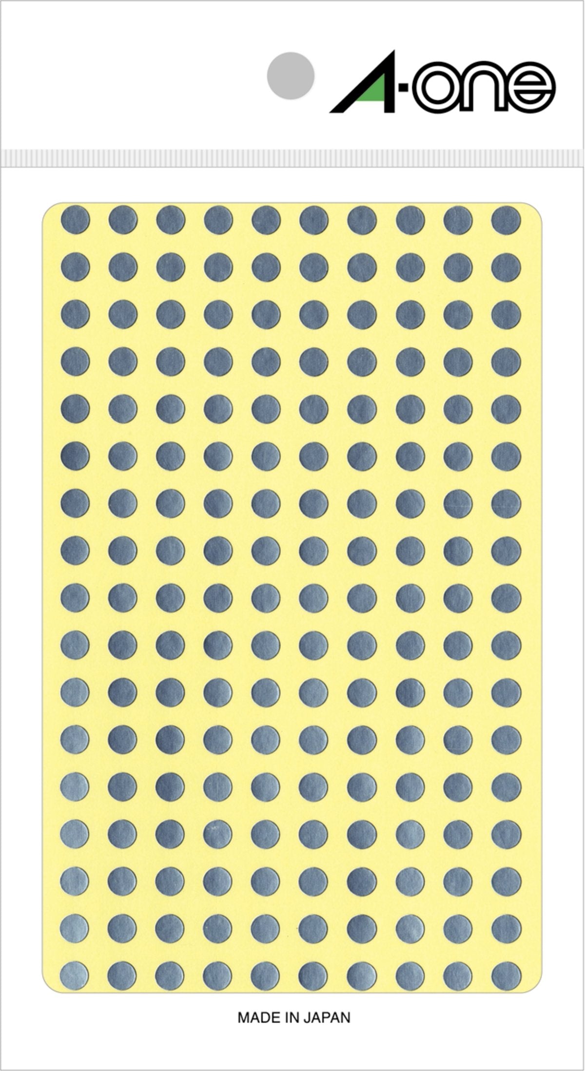 -One (A-one) color label silver Round 5mm 6 sheet (1,080 pieces) 07072 (japan import) by Unknown
