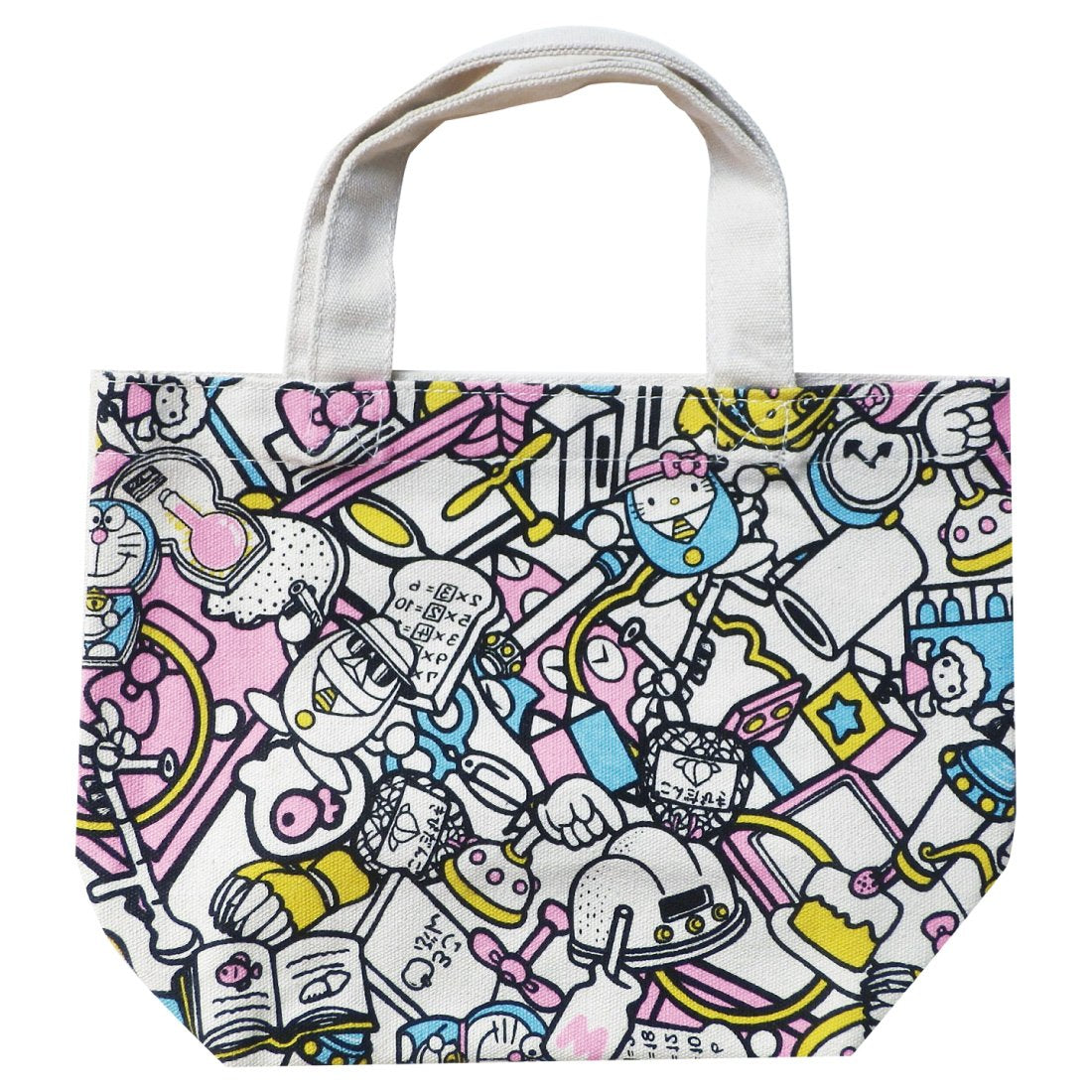 Hello Kitty Cotton with Doraemon Gusset Bag Items HKAP441
