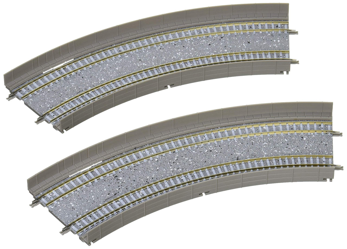 TOMIX N Gauge Double Track Curve Rail DC317 280-45 F Set of 2 1881 Model Railway Supplies