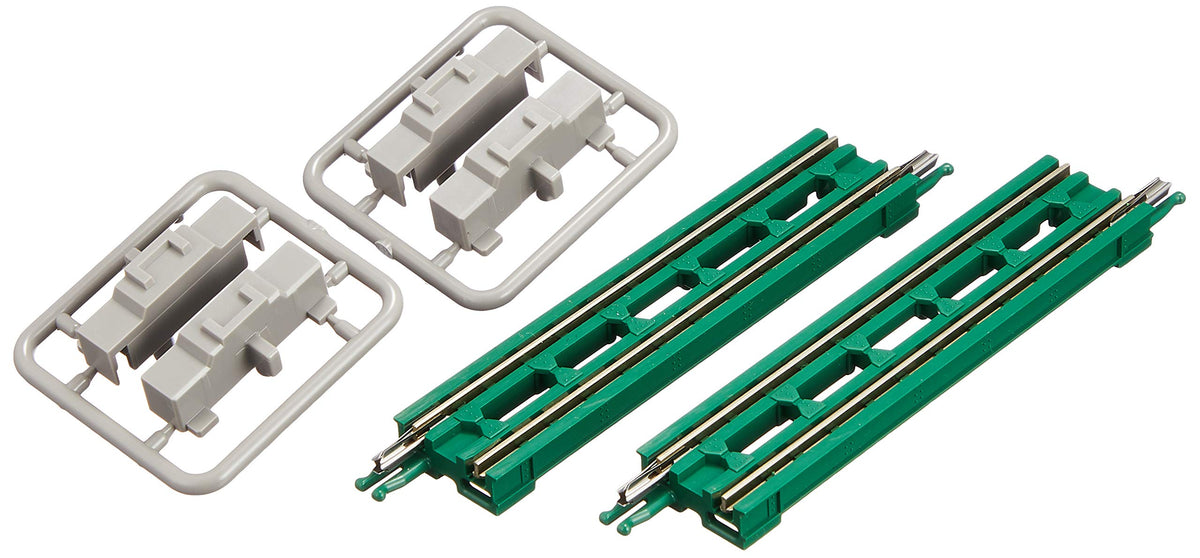 TOMIX 3248 N Gauge Trough Girder Bridge F, Dark Green, Set of 2