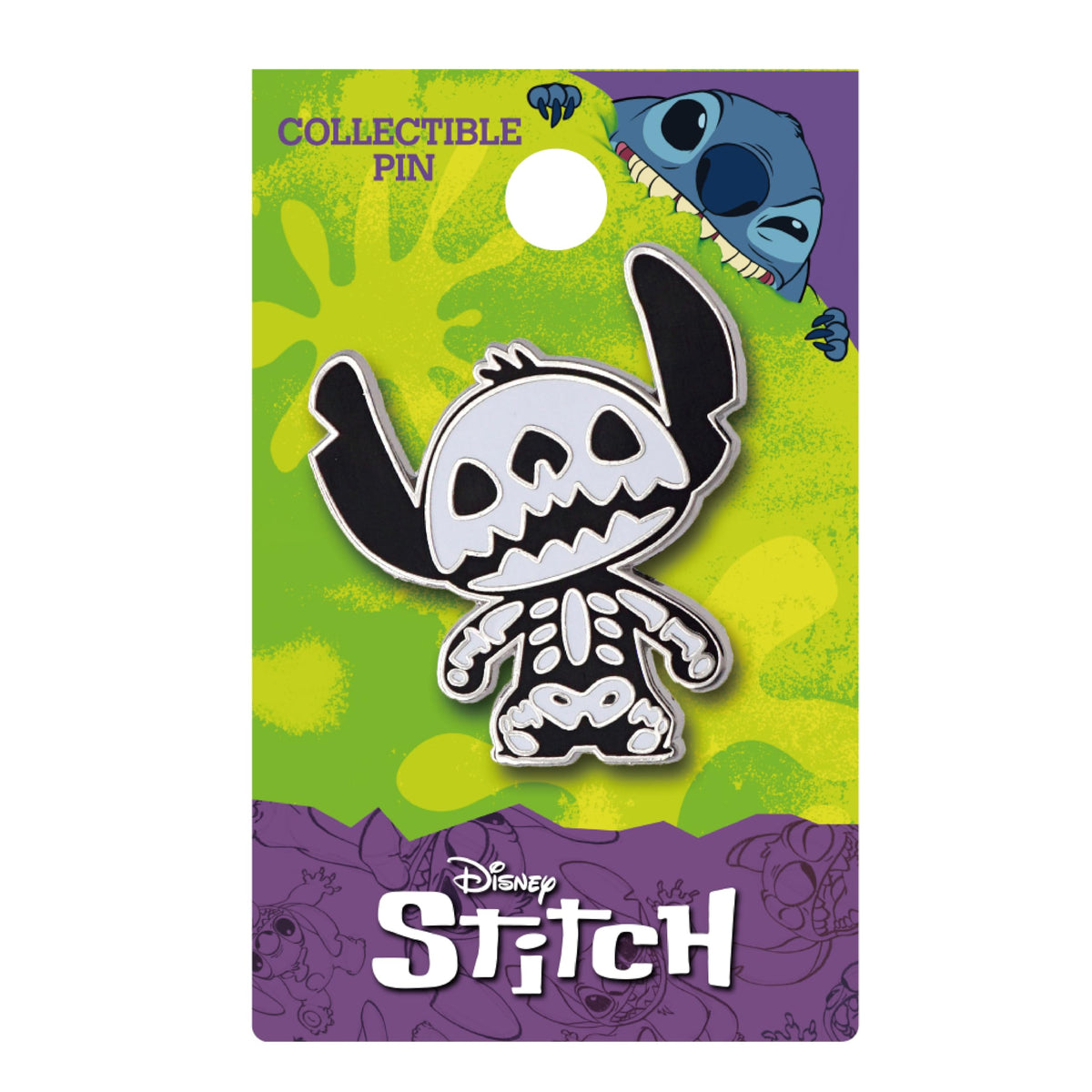Disney - Stitch Enamel Pin - Skeleton Stitch | Official Licensed Merchandise