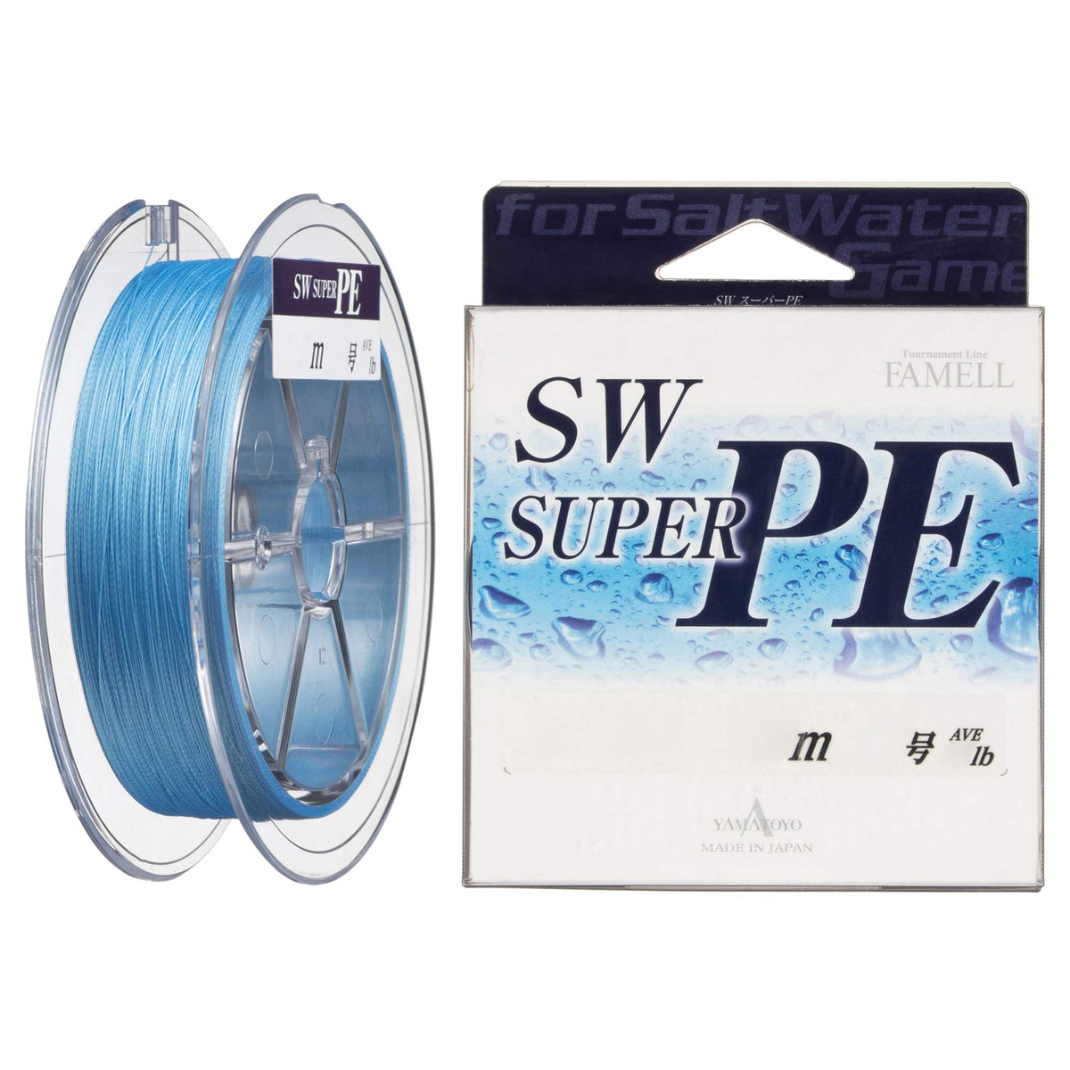 YAMATOYO Line SW Super PE 656.2 ft (200 m), Blue, No. 1.5.