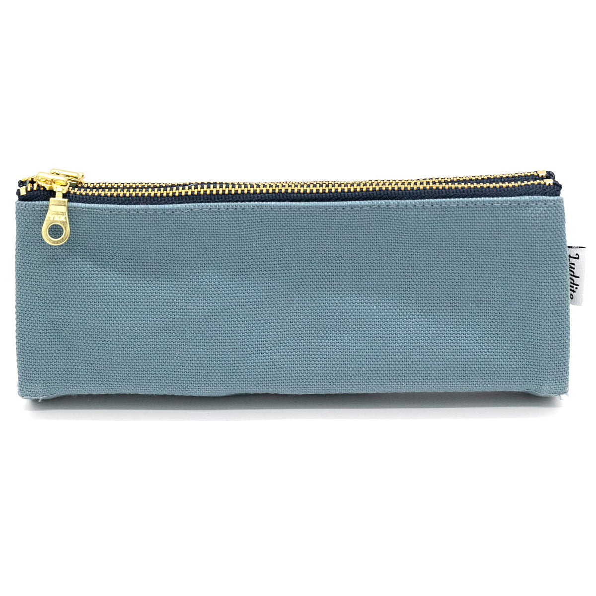 Luddite Garment Bag, Luddite Bendy Pen Case, Blue Gray