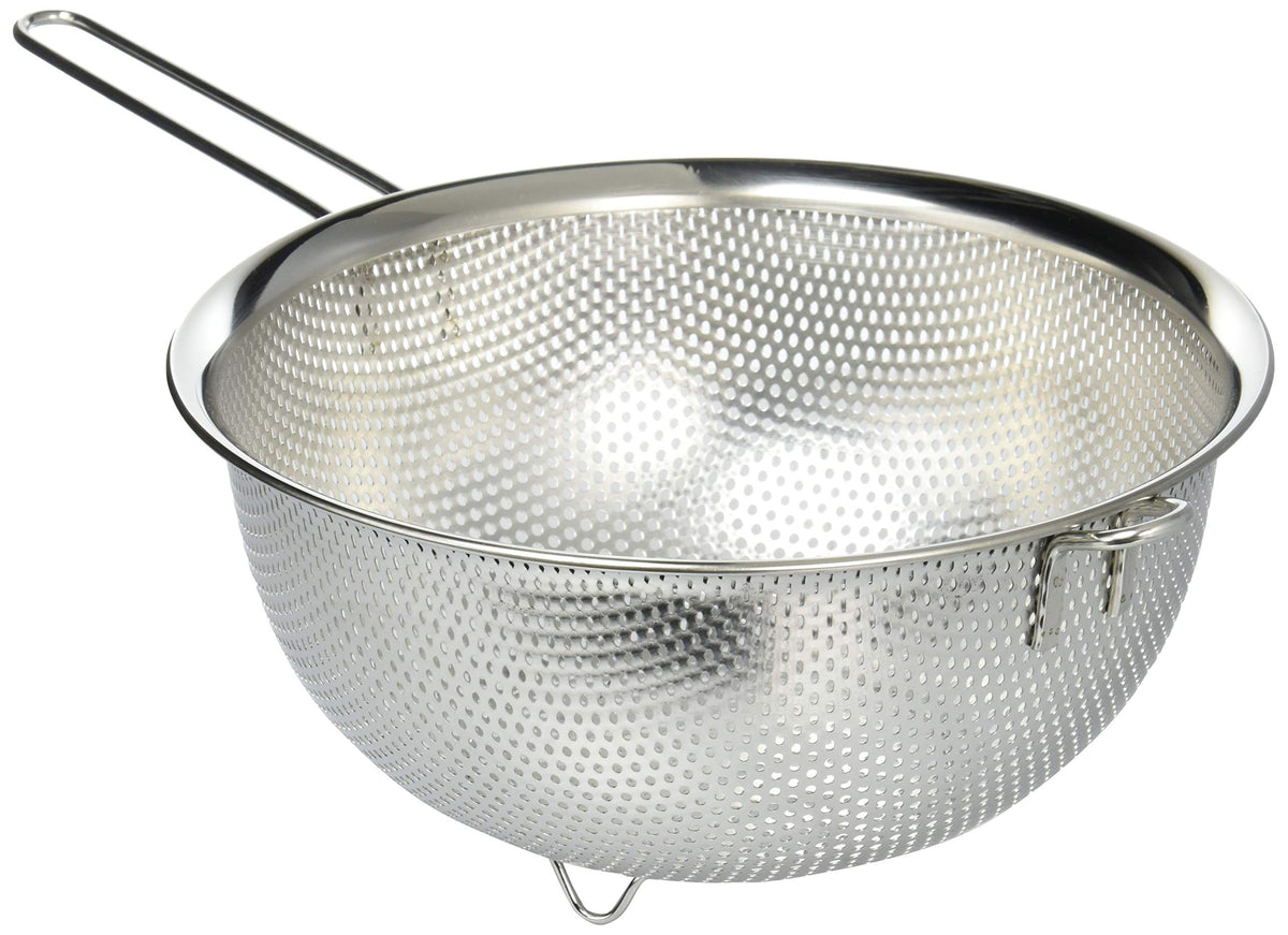 Wahei Freiz SUI-6033 Punching, One-Handed Colander, 7.9 inches (20 cm), Stackable with SUI-6043