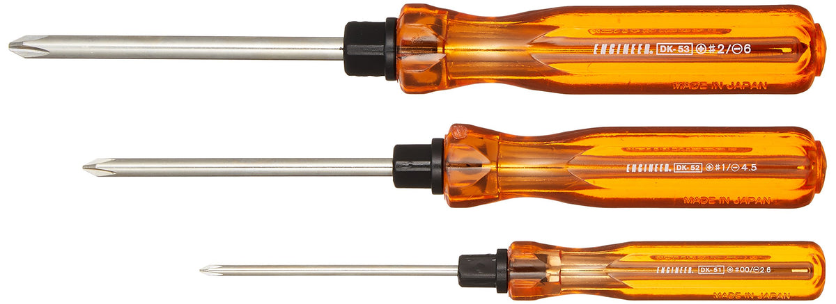 ENGINEER DK-50 Engineer Replacement Screwdriver Set, Set of 3